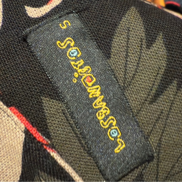 Los Banditos Floral Print Boho Disco Wide Leg Jumpsuit Overalls Romper - Picture 11 of 12